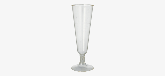 Wegwerp champagne flutes