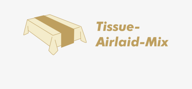 Tafellopers van tissue-airlaid-mix