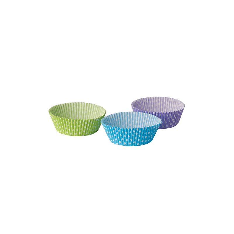 Backförmchen Ø 5 cm · 2,5 cm farbig sortiert "Dots" - Bild 1 Backförmchen Ø 5 cm · 2,5 cm farbig sortiert "Dots" - Bild 1