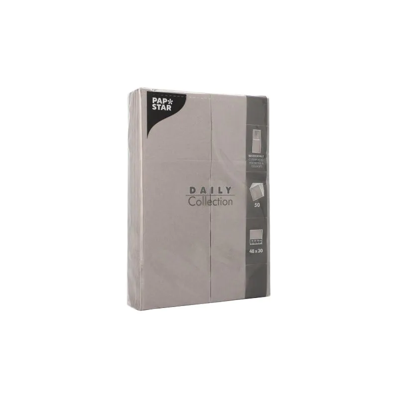 Bestecktaschen "DAILY Collection" 48 x 30 cm grau - Bild 2