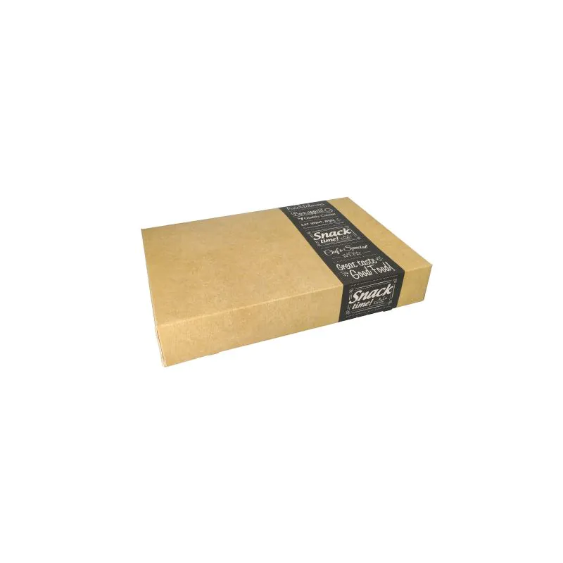 Catering-Kartons "pure" eckig 8 x 31,3 x 46,4 cm "Good Food" mittel - Bild 1 Catering-Kartons "pure" eckig 8 x 31,3 x 46,4 cm "Good Food" mittel - Bild 1