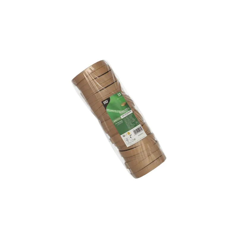Deckel für Suppenbecher To Go, Pappe "pure", Ø 9,8 cm, braun - Bild 2