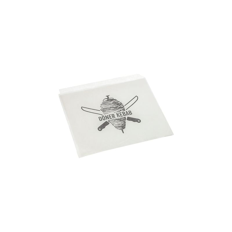 Döner-Kebab-Tüten 16 x 16 cm weiss - Bild 1 Döner-Kebab-Tüten 16 x 16 cm weiss - Bild 1