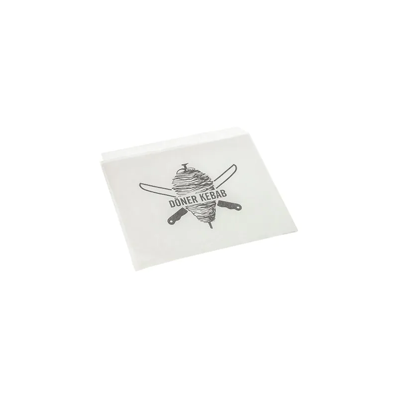 Döner-Kebab-Tüten 16 x 16 cm weiss - Bild 1 Döner-Kebab-Tüten 16 x 16 cm weiss - Bild 1