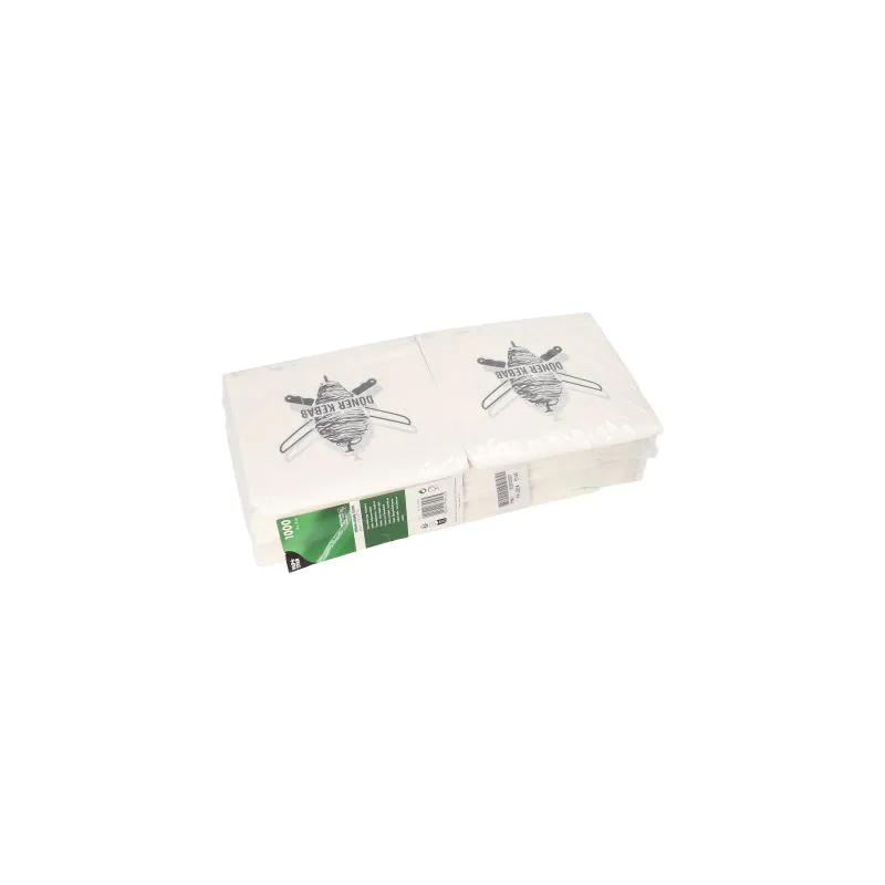 Döner-Kebab-Tüten 16 x 16 cm weiss - Bild 2
