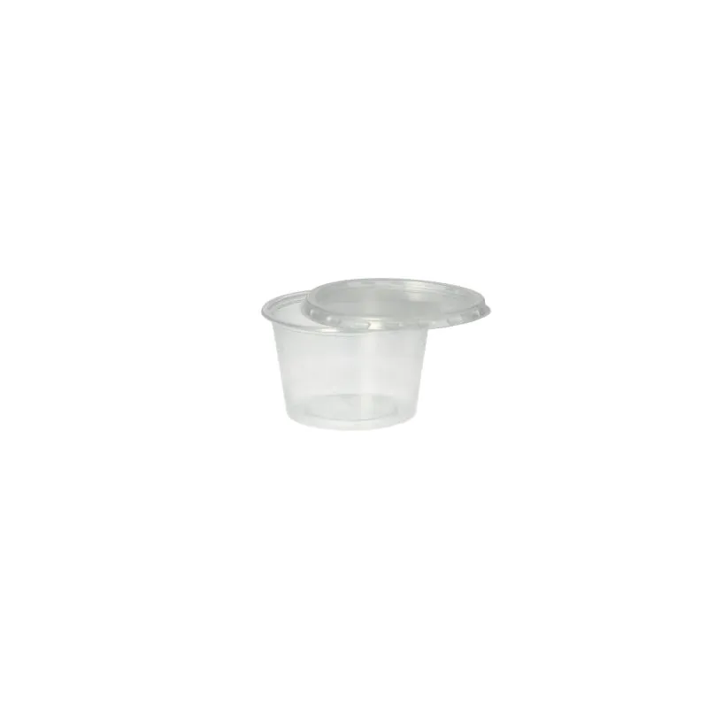 Dressingbecher, PP rund 100 ml Ø 7,1 cm · 4,3 cm transparent - Bild 3