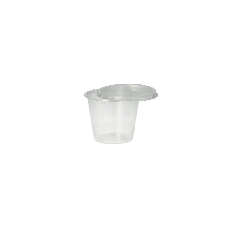 Dressingbecher, PP rund 125 ml Ø 7,1 cm · 5,7 cm transparent - Bild 3