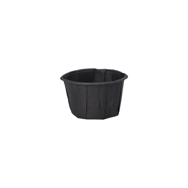 Dressingbecher aus Papier 50 ml Ø 5,8 cm · 3,5 cm schwarz - Bild 1