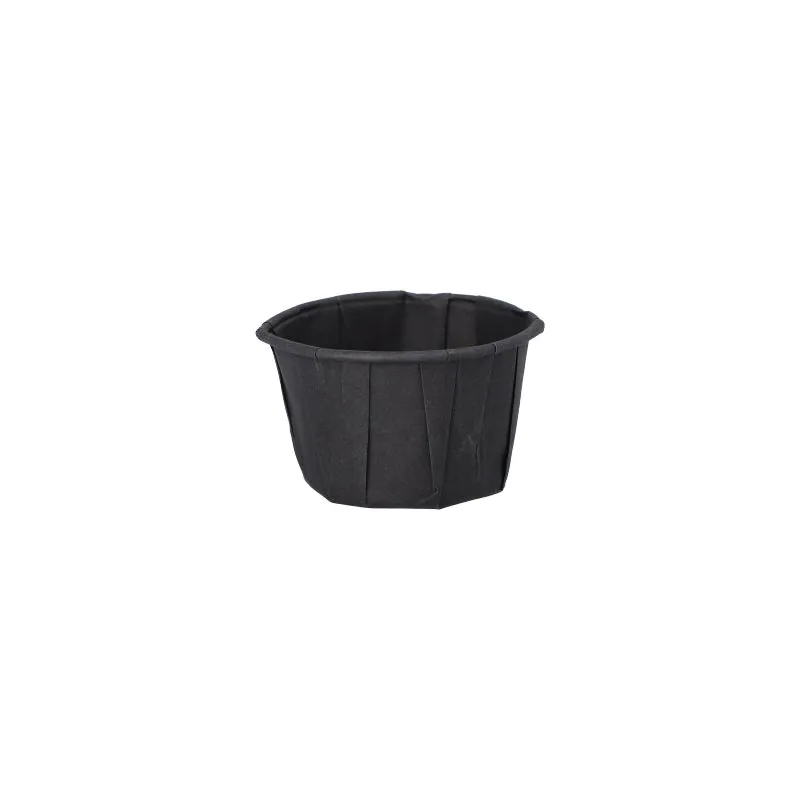 Dressingbecher aus Papier 50 ml Ø 5,8 cm · 3,5 cm schwarz - Bild 1