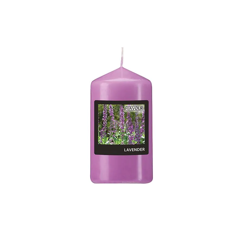 Duft-Stumpenkerzen, Lavendel, Ø 58 mm · 110 mm, "Flavour" - Bild 1 Duft-Stumpenkerzen, Lavendel, Ø 58 mm · 110 mm, "Flavour" - Bild 1