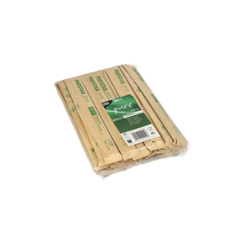 Essstäbchen aus Bambus, 23 cm, einzeln verpackt  - Bild 3