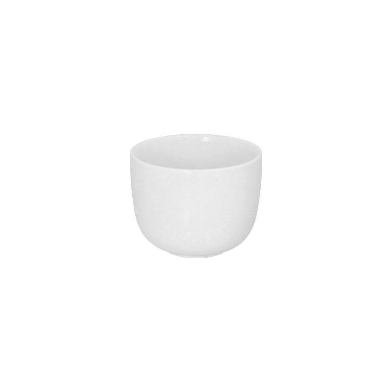 Fingerfood-Schale aus Porzellan, rund, 145 ml, Ø 7,3 cm · 5,7 cm weiss "Evidence" - Bild 1