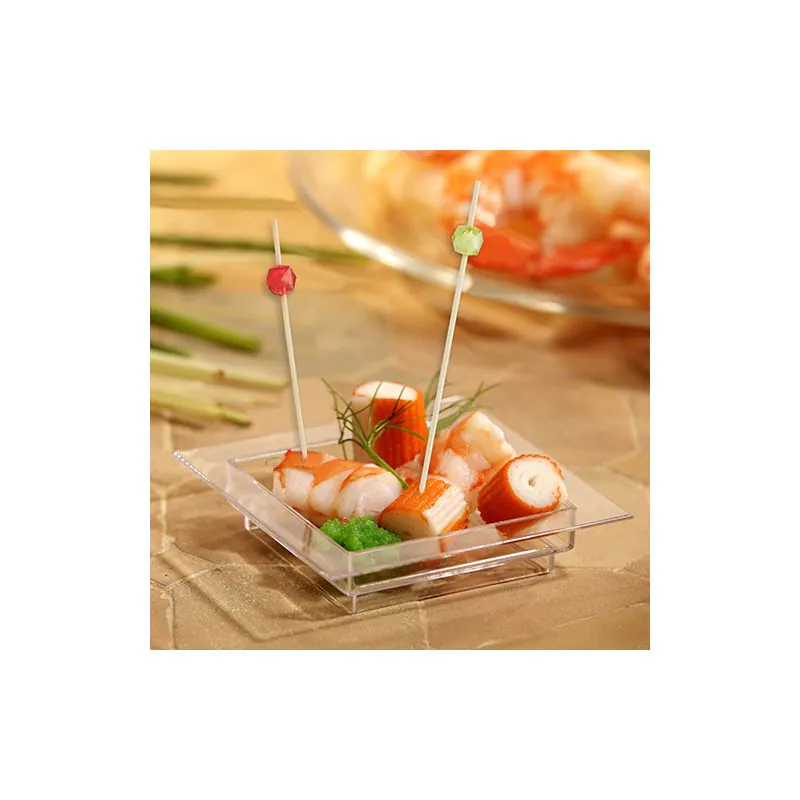 Fingerfood-Spieße 12 cm farbig sortiert "Square" - Bild 2