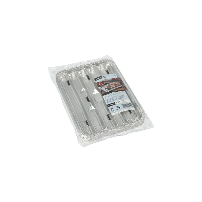 Grillschalen aus Alu eckig 22,7 x 16,3 cm - Bild 2