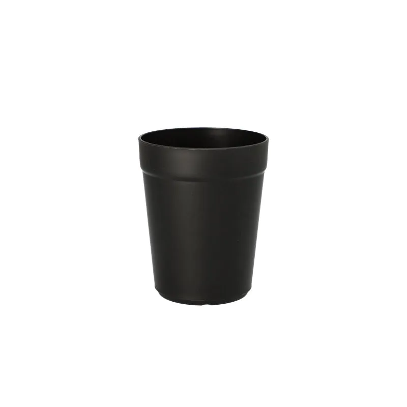 Heißgetränkebecher aus PP (Mehrweg), 0,3 l Ø 8 cm · 10 cm schwarz - Bild 1