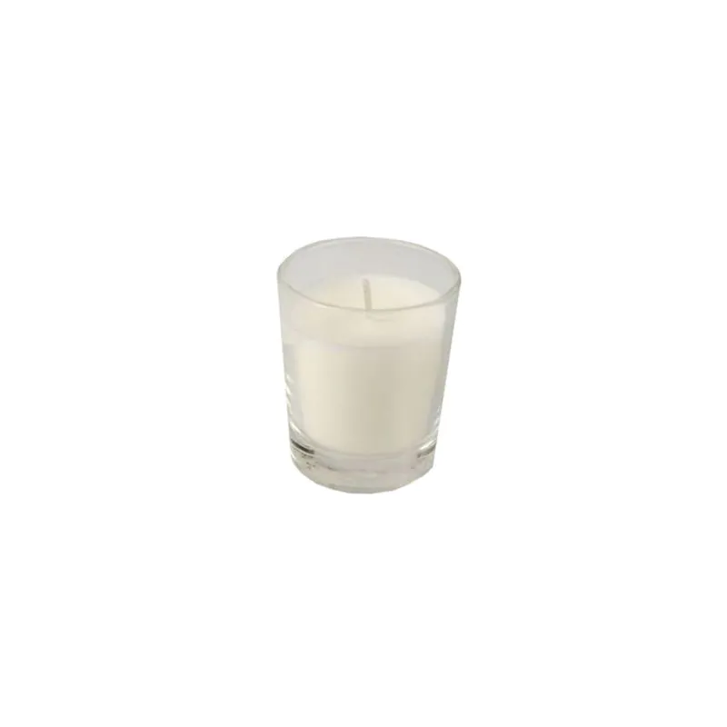 Kerzen im Glas, weiss Ø 56 mm · 67 mm - Bild 1 Kerzen im Glas, weiss Ø 56 mm · 67 mm - Bild 1