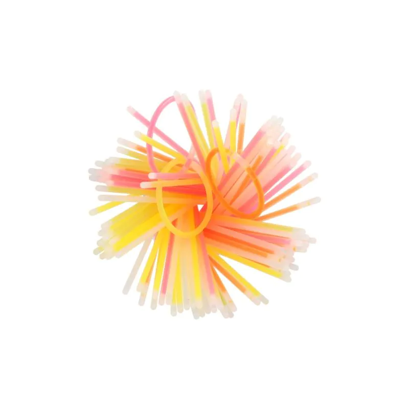 Knicklichter Ø 0,5 cm · 20 cm, farbig sortiert: Orange, Gelb, Blau, Pink, Grün - Bild 2