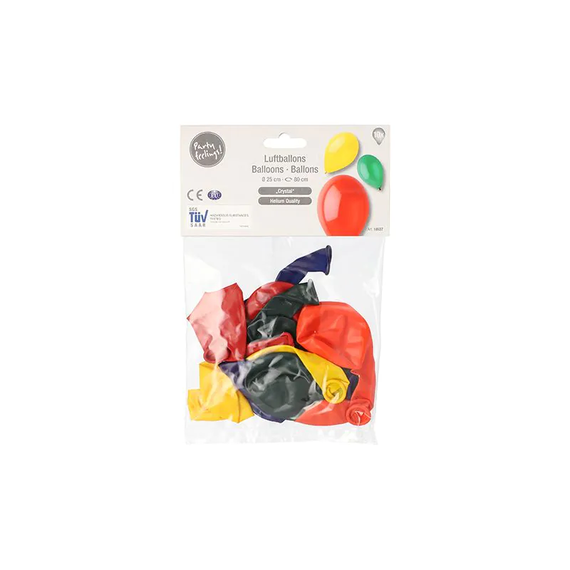 Luftballons Ø 25 cm farbig sortiert "Crystal" - Bild 2