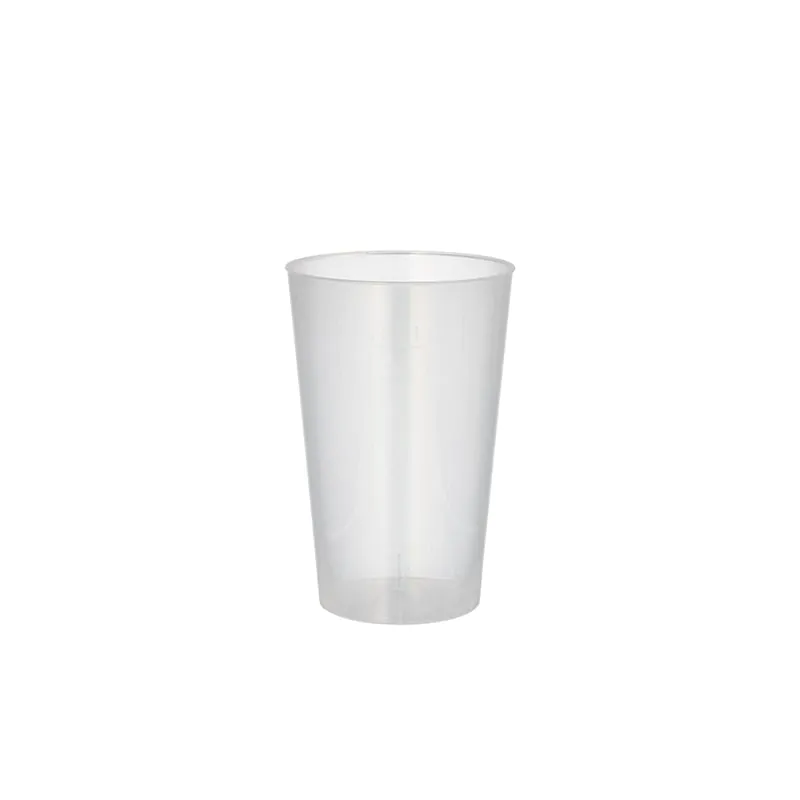 Mehrweg-Plastikbecher PP 0,3 l Ø 7,8 cm · 11,8 cm unzerbrechlich - Bild 1