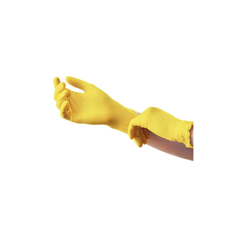 "Medi-Inn® Classic" Handschuhe, Nitril puderfrei gelb "Nitril Yellow" Größe S - Bild 2