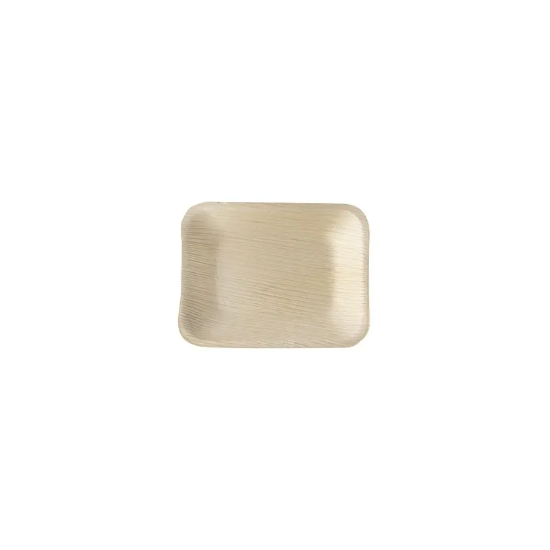 Palmblatt Teller eckig "pure", 16 x 12 cm - Bild 1 Palmblatt Teller eckig "pure", 16 x 12 cm - Bild 1