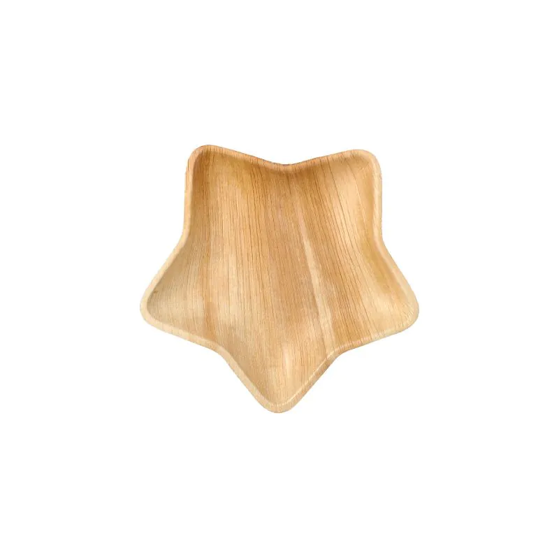 Palmblatt Teller "pure", Sternform 22,3 x 20 cm - Bild 1
