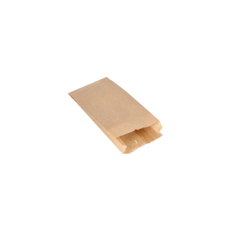 Papierfaltenbeutel, Kraftpapier 21 x 10 cm x 5 cm braun Füllinhalt 0,5 kg, gefädelt - Bild 1 Papierfaltenbeutel, Kraftpapier 21 x 10 cm x 5 cm braun Füllinhalt 0,5 kg, gefädelt - Bild 1