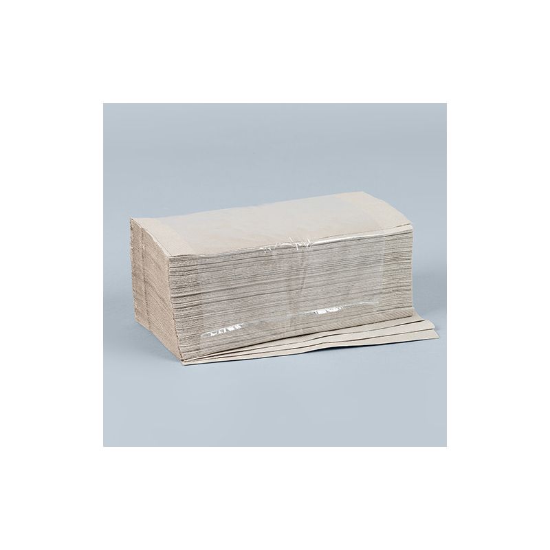 Papierhandtücher 23 x 25 cm grau "Zick-Zack" V-Falz, 1-lagig - Bild 1 Papierhandtücher 23 x 25 cm grau "Zick-Zack" V-Falz, 1-lagig - Bild 1