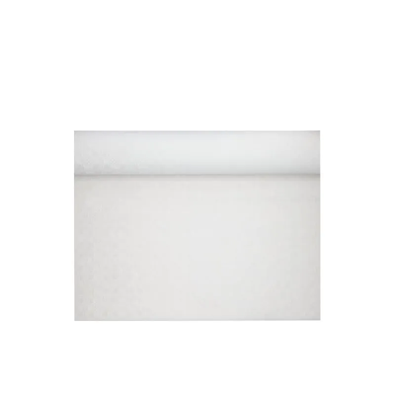 Papiertischdecke, weiss mit Damastprägung 50 m x 1,2 m - Bild 1