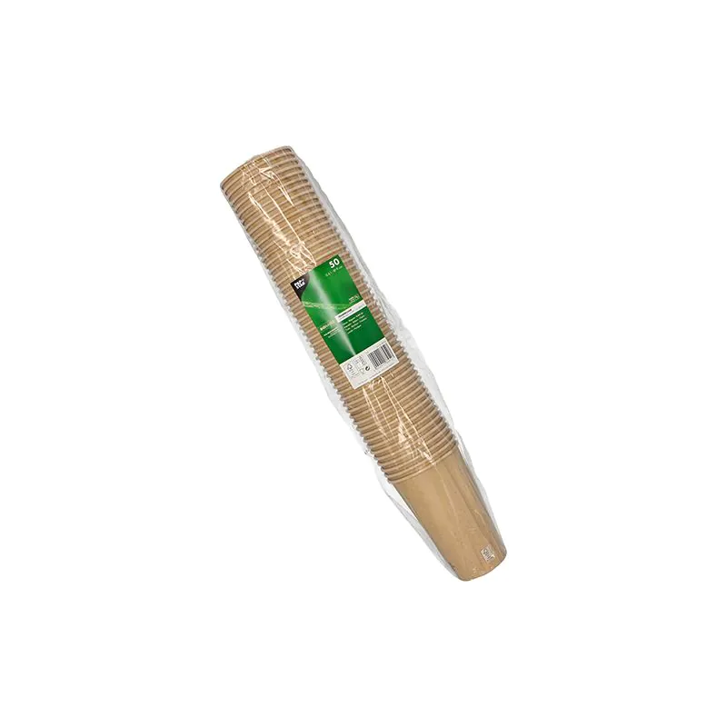 Pappbecher 0,4 l Ø 9 cm · 13,9 cm braun - Bild 2