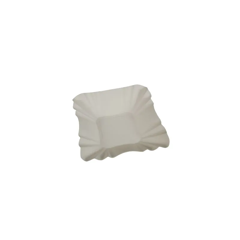 Pappschalen eckig "pure" 9 x 9 x 3 cm weiss - Bild 5