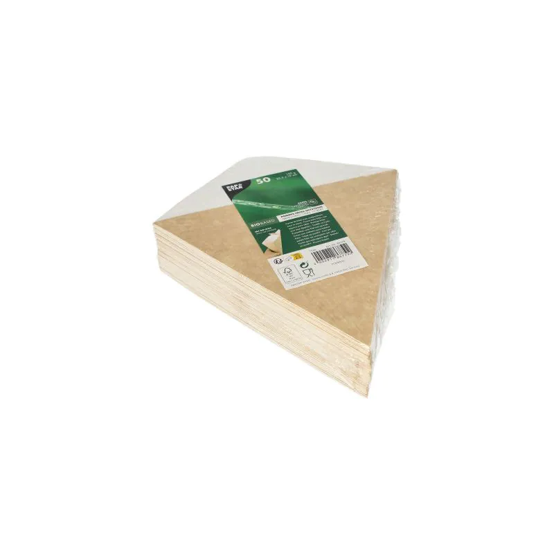 Pommes-Spitztüten mit Dip-Ecke, Pappe "pure", Füllinhalt 150 g, 23,5 x 19 cm braun/weiss  - Bild 2