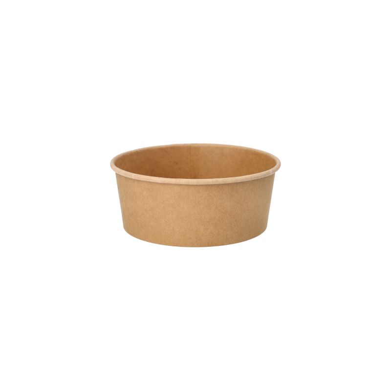 Salatschalen To Go aus Pappe "pure" rund 750 ml braun - Bild 1 Salatschalen To Go aus Pappe "pure" rund 750 ml braun - Bild 1