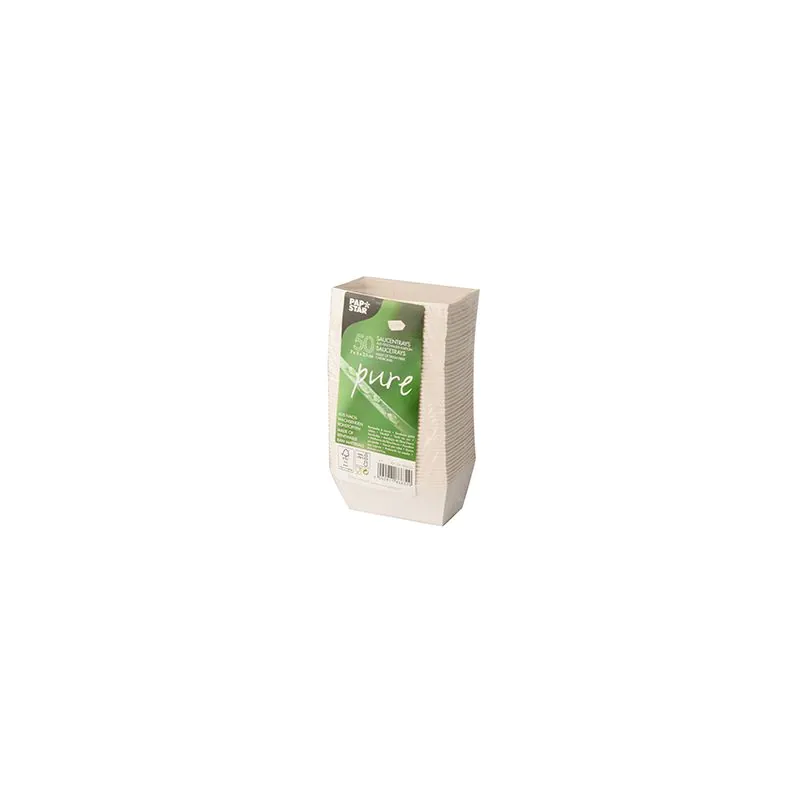 Saucentrays, Pappe "pure" 4,5 x 8 cm weiss "Good Food" - Bild 3