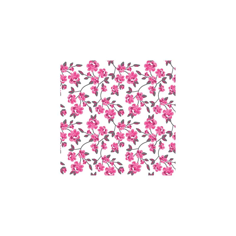 Servietten, fuchsia 3-lagig 1/4-Falz 25 x 25 cm "Milleflora" - Bild 1