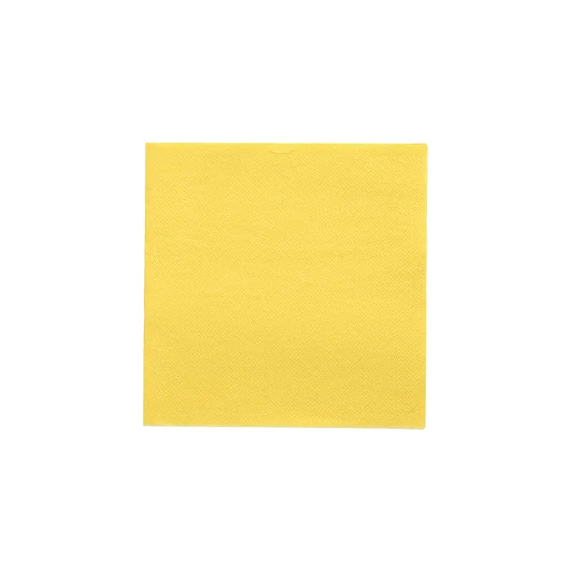 Servietten "DAILY Collection" 1/4-Falz 32 x 32 cm gelb - Bild 2