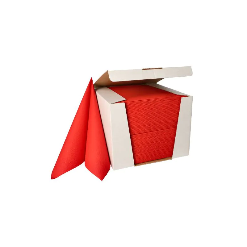 Servietten "ROYAL Collection" 1/4-Falz 40 x 40 cm rot - Bild 2