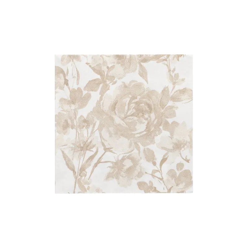 Servietten "ROYAL Collection" 1/4-Falz 40 x 40 cm sand "Rose" - Bild 1 Servietten "ROYAL Collection" 1/4-Falz 40 x 40 cm sand "Rose" - Bild 1
