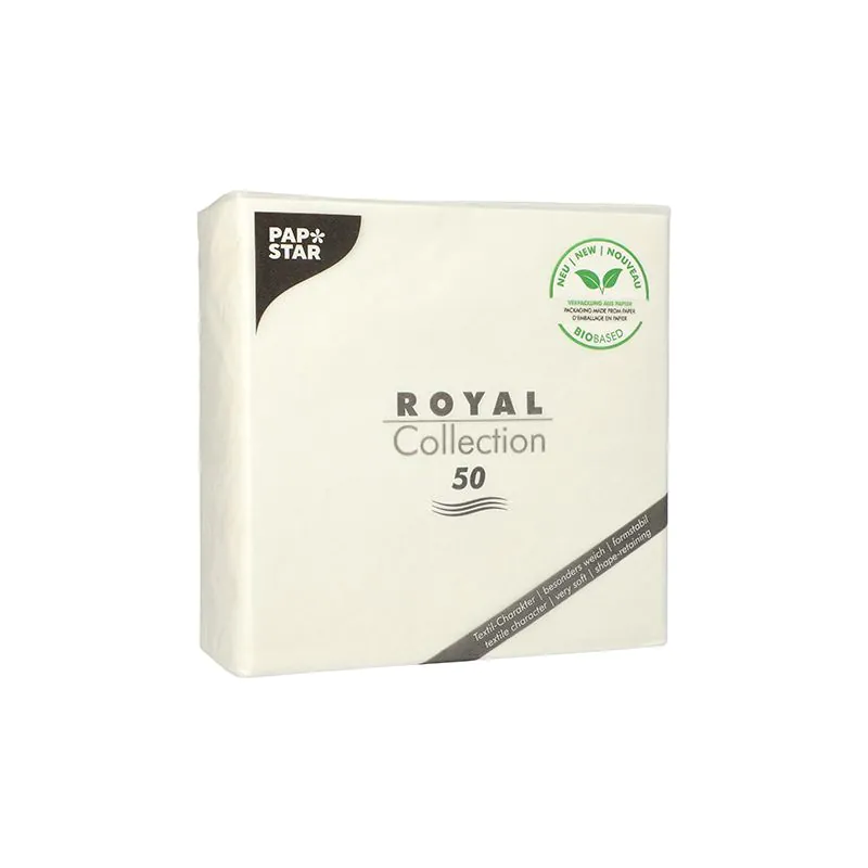 Servietten "ROYAL Collection" 1/4-Falz 40 x 40 cm weiss - Bild 3