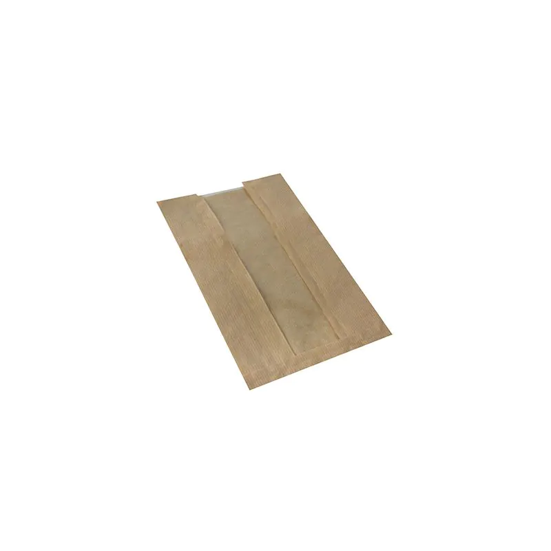 Sichtstreifenbeutel mit PLA-Fenster "pure" 30 x 16 cm braun - Bild 1 Sichtstreifenbeutel mit PLA-Fenster "pure" 30 x 16 cm braun - Bild 1