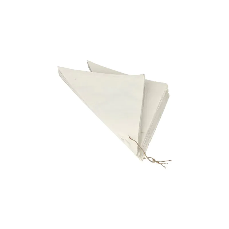 Spitztüten, Cellulose, Füllinhalt 125 g, gefädelt, 19 x 18,5 x 26,5 cm weiss - Bild 3