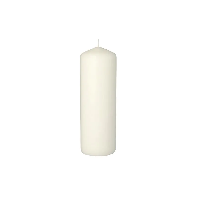 Stumpenkerzen weiss Ø 70 mm · 200 mm - Bild 1 Stumpenkerzen weiss Ø 70 mm · 200 mm - Bild 1