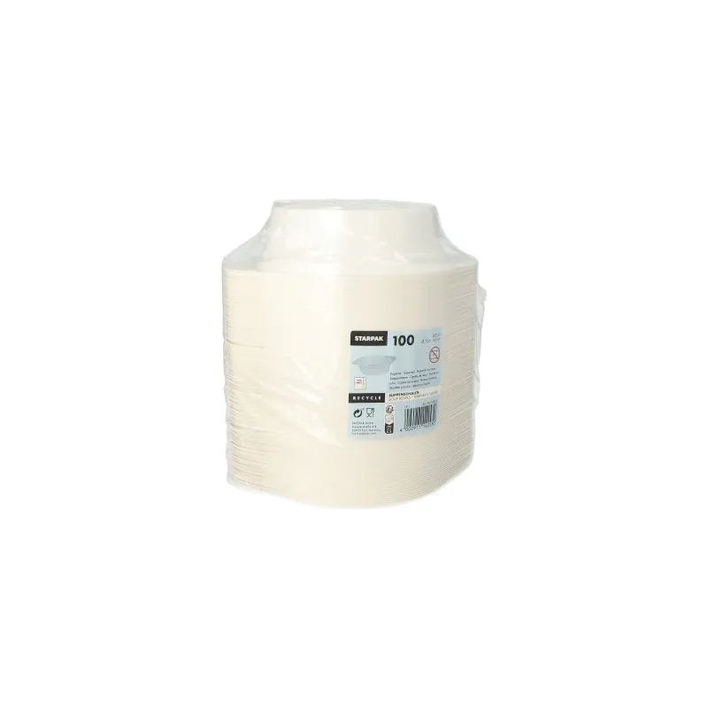 Suppenbecher To Go, PP rund 500 ml Ø 15,6 cm · 4,5 cm weiss mit Anfasser - Bild 3