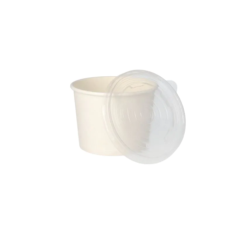 Suppenbecher "To Go", Pappe rund 500 ml Ø 11 cm · 8,3 cm weiss - Bild 3