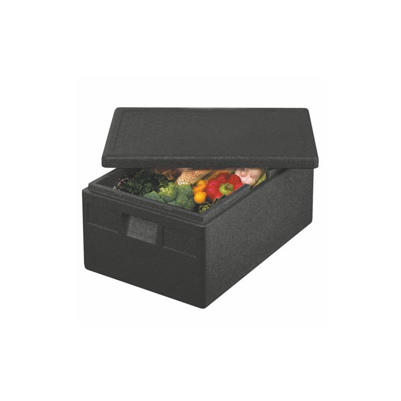 Thermobox, EPP 68,5 x 48,5 x 36 cm schwarz "Euro-Norm" - Bild 1 Thermobox, EPP 68,5 x 48,5 x 36 cm schwarz "Euro-Norm" - Bild 1