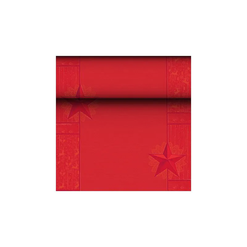 Tischläufer, Tissue "ROYAL Collection" 24 m x 40 cm rot "Rising Star" - Bild 1 Tischläufer, Tissue "ROYAL Collection" 24 m x 40 cm rot "Rising Star" - Bild 1