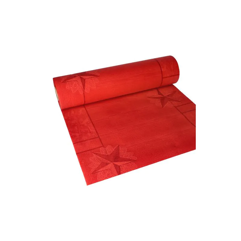 Tischläufer, Tissue "ROYAL Collection" 24 m x 40 cm rot "Rising Star" - Bild 2