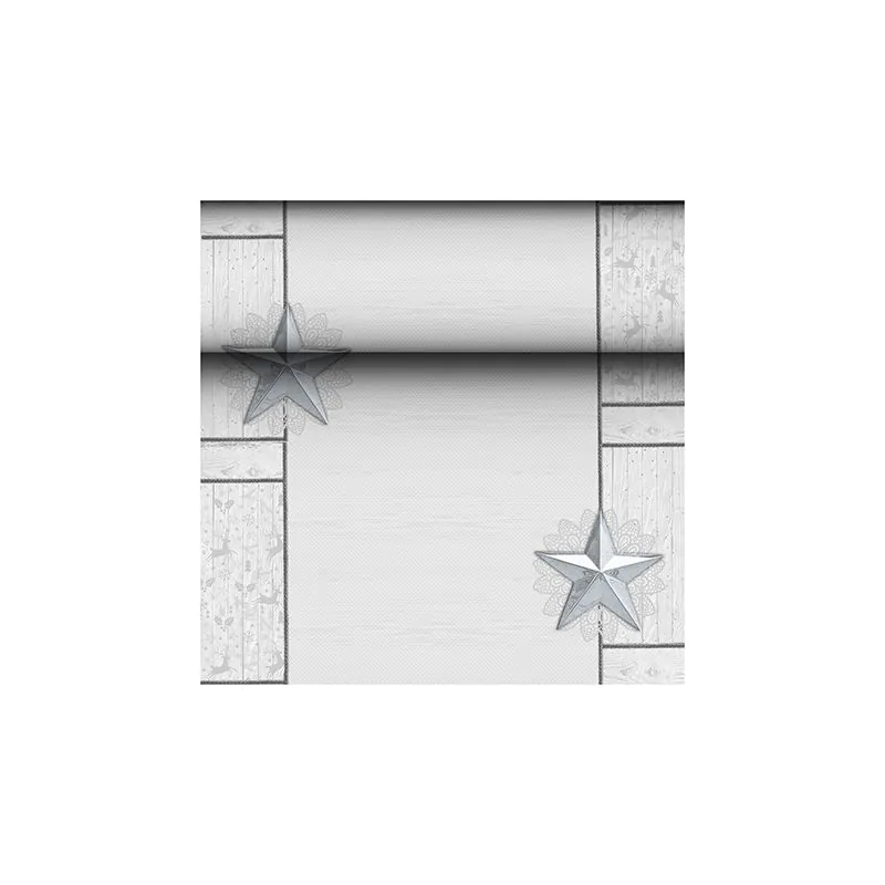 Tischläufer, Tissue "ROYAL Collection" 24 m x 40 cm weiss "Rising Star" - Bild 1