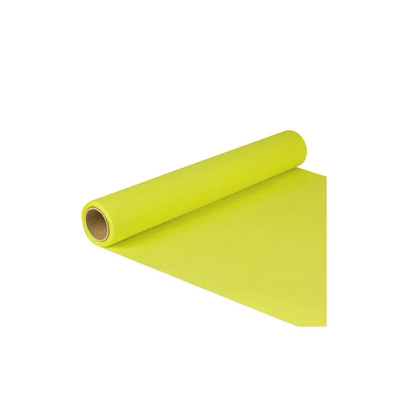 Tissue Tischläufer, limonengrün "ROYAL Collection" 5 m x 40 cm - Bild 1 Tissue Tischläufer, limonengrün "ROYAL Collection" 5 m x 40 cm - Bild 1