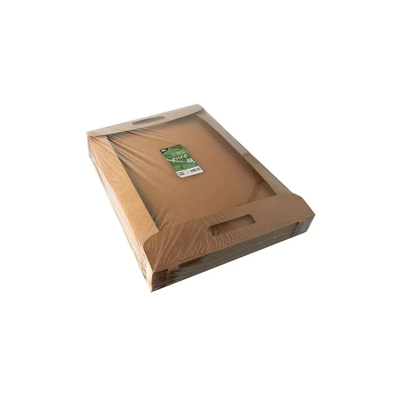 Tragetabletts aus Pappe "pure" 54,4 x 36,6 cm "100% Fair" - Bild 2